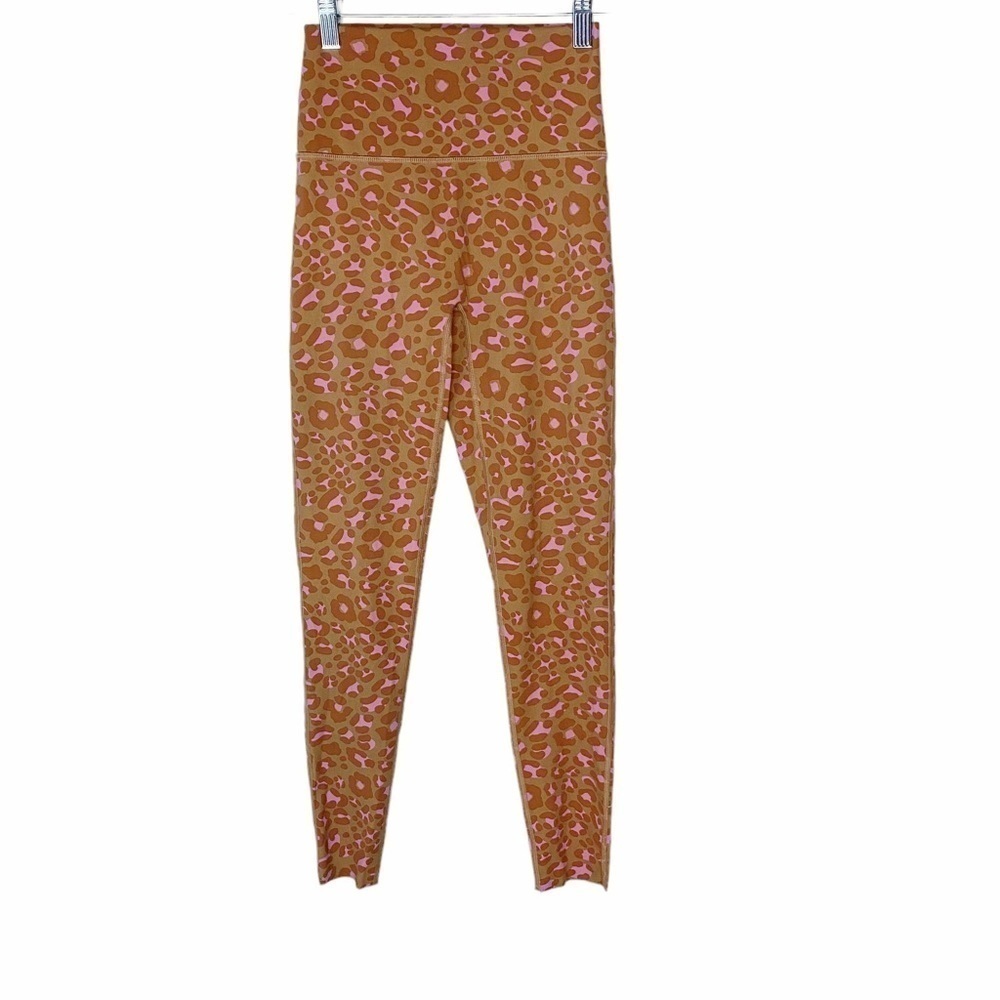 Aerie Offline Goals 7/8 Hi Rise Legging Cheetah Pink Small‎